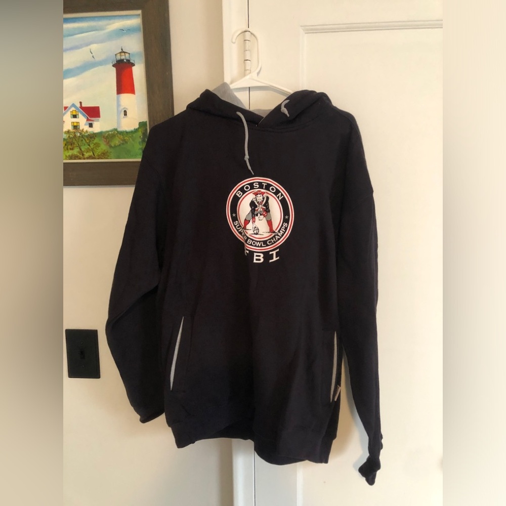 New England Patriot’s Black Hoodie